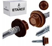 Etanco GT5 Vis autoperceuses métalliques (250, RAL 8011 - Noisette, 5,5 x 19 mm)