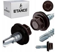 Etanco GT5 Vis autoperceuses métalliques (250, RAL 8017 - Chocolat marron, 5,5 x 25 mm)