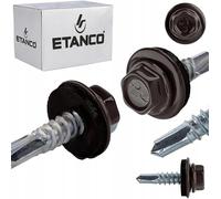 Etanco GT5 Vis autoperceuses métalliques (250, RAL 8019 - Taupe, 5,5 x 19 mm)