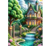 Étang Spring Garden Puzzle pour Adultes 300 Pièces, Puzzles Classiques, Détente & Relaxation, Famille Jeu Puzzles, Puzzle de Décoration