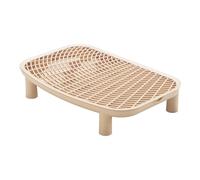 Étape des toilettes pour chats - Rangement de pas de chaton avec tapis de démolition de sable à deux couches | Accessoires avec Pédal Trap Living Room Balcony Study Chambre Apartment Condominium Dormi