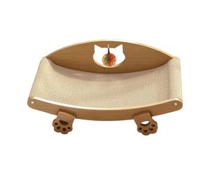 ÉTAPE POUR CHATS - BECTEUR À CHAT ÉLECTÉ CATTO, PROTUCTEUR DE FORMES SISAL | Plateforme d'enrichissement PET élevée, canapé anti-elliment de noeud, point de repos pour le sol pour sauver