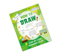 Étape Pour Livre de Dessin Facile à Dessiner Belle Coloration Animale Conscience Pratique Réduction du Stress Apprentissage Précoce Enfants Facile à
