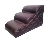 Étapes de chien - Escaliers pour animaux de compagnie | Étapes pour les chiens | Échelle de canapé-lit pour animaux de compagnie doux | 3 marches Stairs Puppy Stairs Tool d'escalade | Rampe pliante de