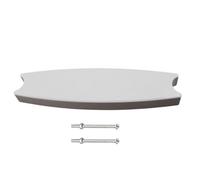 Étapes d'escalier de la piscine : marche d'escalier de rechange sans glissement imperméable avec boulons de montage | Étape d'installation facile durable | 19,61 x 3,39 x 1,57 pouces | Accessoire pour