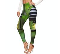 ETASUIOL Legging de compression imprimé luciole et lanterne pour femme, legging doux pour femme, Noir , S