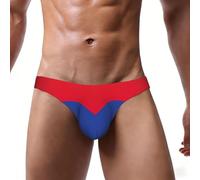 ETASUIOL Slip de bikini imprimé drapeau de l'Arménie pour homme avec