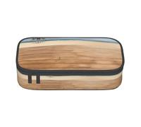 ETASUIOL Trousse spéciale avec imprimé « Boards On The Beach », grande capacité, peut contenir stylos, crayons et petits accessoires, Noir , Taille unique, Trousse de maquillage