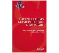 Etat Civil Et Autres Questions De Droit Administratif