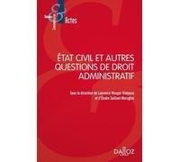 Etat Civil Et Autres Questions De Droit Administratif