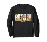 État de Berlin Allemagne Vacances Berlin Ville Vintage Manche Longue