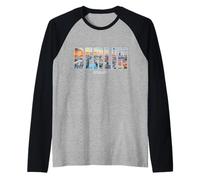 État de Berlin Allemagne Vacances Berlin Ville Vintage Manche Raglan