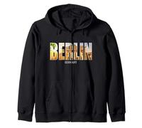 État de Berlin Allemagne Vacances Berlin Ville Vintage Sweat à Capuche