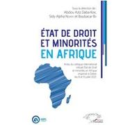 État de droit et minorités en Afrique Boubacar Ba (Auteur), Abdou Aziz Daba Kébé (Auteur), Sidy Alpha Ndiaye (Auteur)