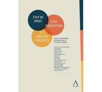 État de droit, état d'exception et libertés publiques - Saba Parsa - Anthemis - broché - Etude