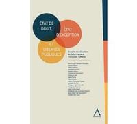 État de droit, état d'exception et libertés publiques Saba Parsa (Auteur), Françoise Tulkens (Auteur)