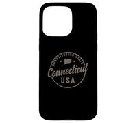 État de la Constitution du Connecticut États-Unis Amérique Coque pour iPhone 15 Pro Max