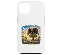 État de l'aigle Palmetto de Caroline du Sud Coque pour iPhone 13
