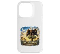 État de l'aigle Palmetto de Caroline du Sud Coque pour iPhone 14 Pro