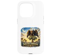 État de l'aigle Palmetto de Caroline du Sud Coque pour iPhone 15 Pro