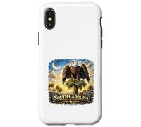 État de l'aigle Palmetto de Caroline du Sud Coque pour iPhone X/XS