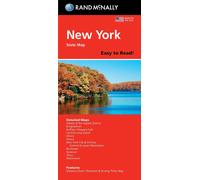 État de New York, carte facile à lire | Rand McNally