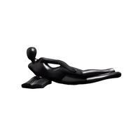 État d'esprit abstrait Statue de femme Lire Femmes Moderne Esthétique Résine Figures Sculpture pour bibliothèque et décorations de bureau