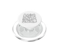 État d'esprit automnal : Saison automnale des citrouilles liées au Football PopSockets PopGrip pour MagSafe