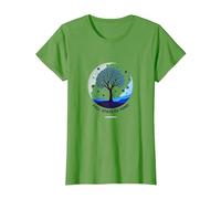 État d'esprit d'automne Arbre Paysage Art T-Shirt, Femme, Herbe, XL