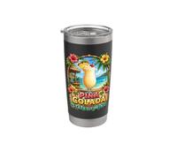 « État d'esprit de la Piña Colada » Gobelet isotherme en acier inoxydable double paroi