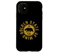 État d'esprit doré de la République de Californie Coque pour iPhone 11
