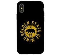 État d'esprit doré de la République de Californie Coque pour iPhone X/XS