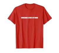 État d'esprit du Soleil T-Shirt, Homme, Rouge, 3XL