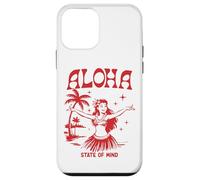 État d'esprit rétro d'Aloha Hula Girl, île hawaïenne Vintage Coque pour iPhone 12 Mini