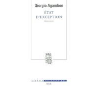 Etat d'exception Homo sacer, II, 1 - Giorgio Agamben - Seuil - broché - Essai