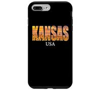 État du Kansas, États-Unis, Kansas Holiday, KC Kansas City Vintage Coque pour iPhone 7 Plus/8 Plus