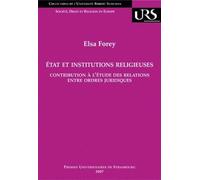 État et institutions religieuses : contribution à l'étude des relations entre: CONTRIBUTION À L'ÉTUDE DES RELATIONS ENTRE ORDRES JURIDIQUES