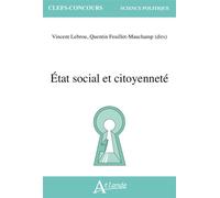 État social et citoyenneté - Vincent Lebrou - Atlande Eds - broché - Scolaire / Universitaire