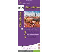 IGN – États Baltes recto verso – 1/750000 – Broché