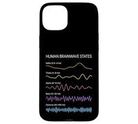 États d'ondes cérébrales humaines Modèles de fréquence Activité mentale Coque pour iPhone 15 Plus