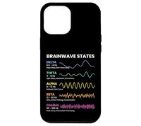 États d'ondes cérébrales Modèles de fréquence Activité mentale Science Coque pour iPhone 12 Pro Max