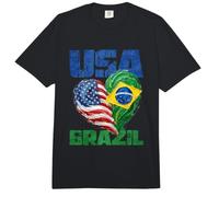 États-Unis Brésil Comfort Colors Adult Heavyweight T-Shirt