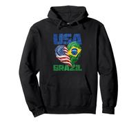 États-Unis Brésil Sweat à Capuche