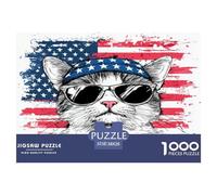 États-Unis Cheveux Courts Puzzle 1000 Pièces Jouet Divertissement Créatif De l'art De La Décoration Jeu Éducatif Challenge Toy Adultes & Enfants des 14 Ans 38x26cm/1000pcs