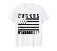 États-Unis D' Armorique Humour Breton Drapeau Bretagne T-Shirt