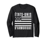 États-Unis D'Armorique Bretagne Breton Vintage Cadeau Manche Longue