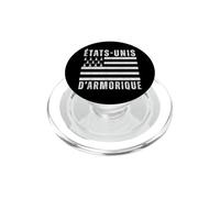 États-Unis D'Armorique Bretagne Breton Vintage Cadeau PopSockets PopGrip pour MagSafe