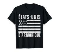 États-Unis D'Armorique Bretagne Breton Vintage Cadeau T-Shirt Graphique avec Valeur