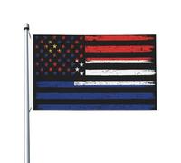 États-Unis Et L'Union Nationale Karen Drapeaux Couleurs Vives Drapeau De Jardin Avec Œillets Bannière Pour Bar Cour Balcon 90X150Cm