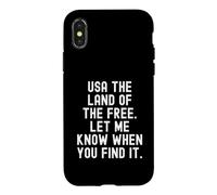États-Unis, Le Pays de la liberté, dis-Moi Quand tu Le trouveras Coque pour iPhone X/XS
